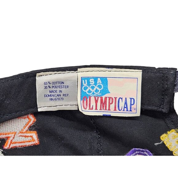 VTG Iron Kids Bread Official Sponsor 1996 Atlanta Olympics Hat All Over Print - Picture 10 of 11